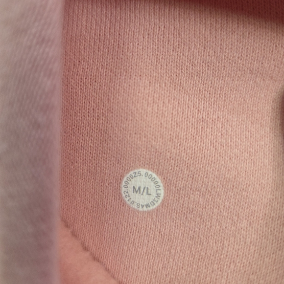 Lululemon Scuba Oversized Half-Zip Hoodie Women's Size M/L Pink LW3DM4S - Picture 4 of 8